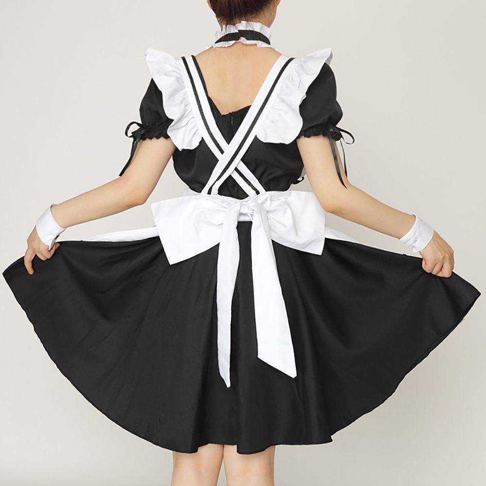 Đồng Phục Hóa Trang Người Hầu Phong Cách Lolita Nhật Bản Dễ Thương Cho Nữ