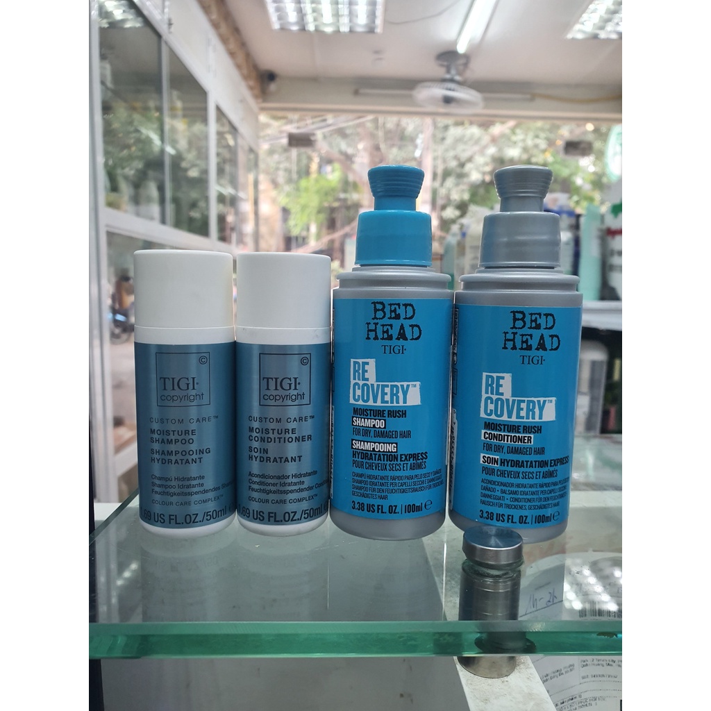 GỘI XẢ DƯỠNG ẨM TIGI MINI MOISTURE 50ML/100ml