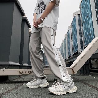 Quần thể thao dài tới mắt cá chân dáng rộng suông phong cách đường phố Hàn Quốc 2020 cho nam