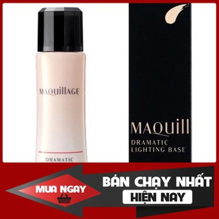 Combo [Nhật nội địa] Kem nền Kem lót Maquillage Dramatic Lighting Base SPF 30 PA+++ Kem che khuyết điểm 25g
