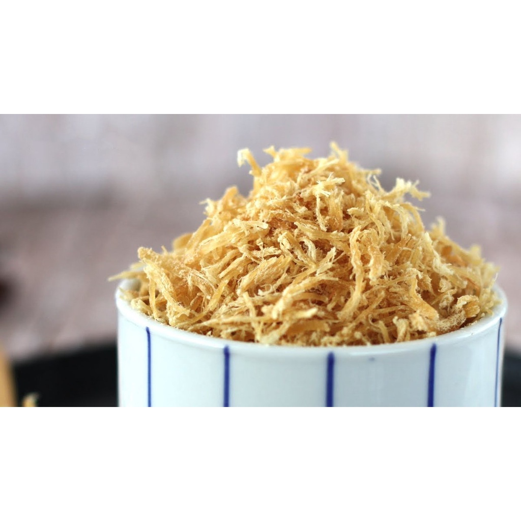 ( video ) Chà bông thịt nạc, ruốc heo ăn chào trắng, bánh mì, làm cơm cháy hộp pet 300g _trathaomocsi