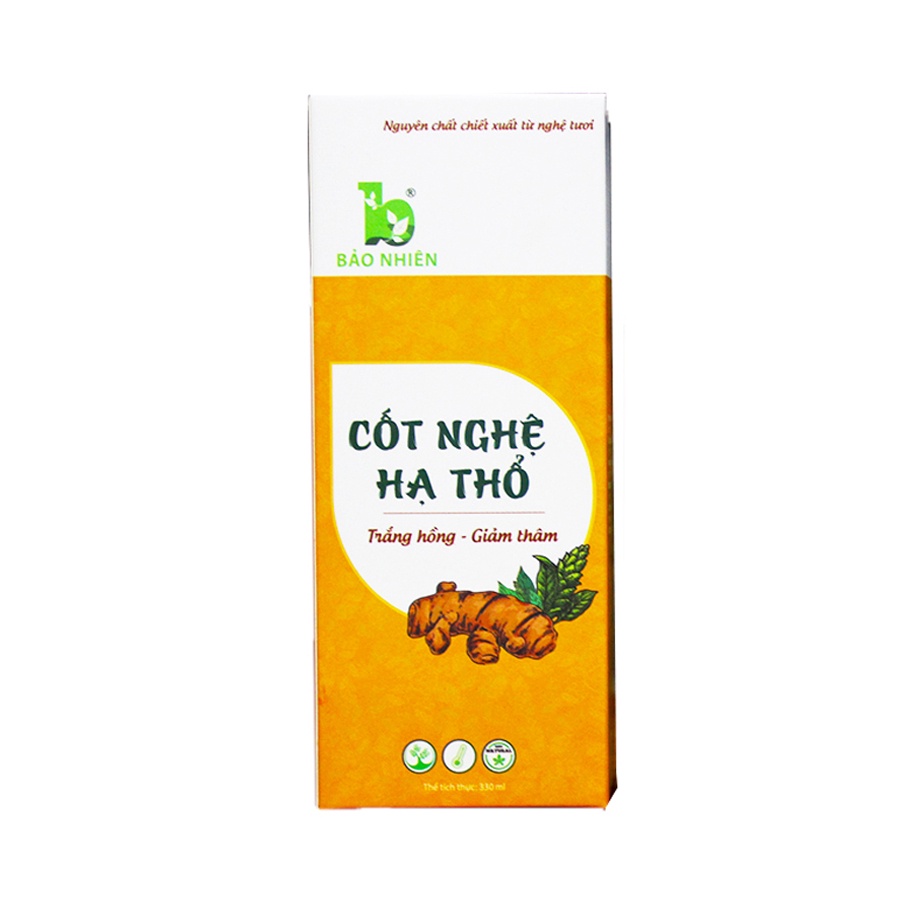 Cốt nghệ hạ thổ Bảo Nhiên 330ml, cốt nghệ thảo dược nguyên liệu thiên nhiên - Monnie Kids