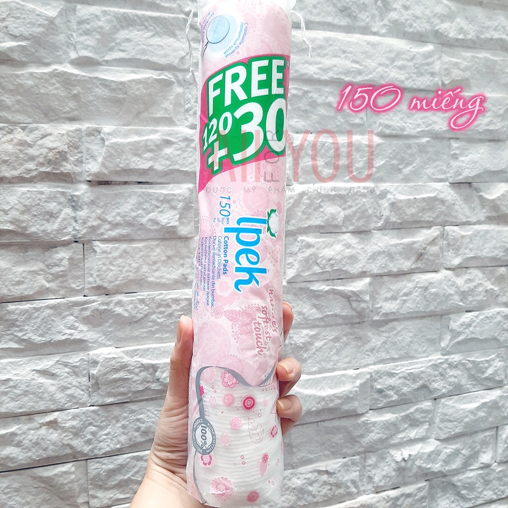 Ipek Klasik Cotton Pads  - Bông Tẩy Trang 100% Cotton.