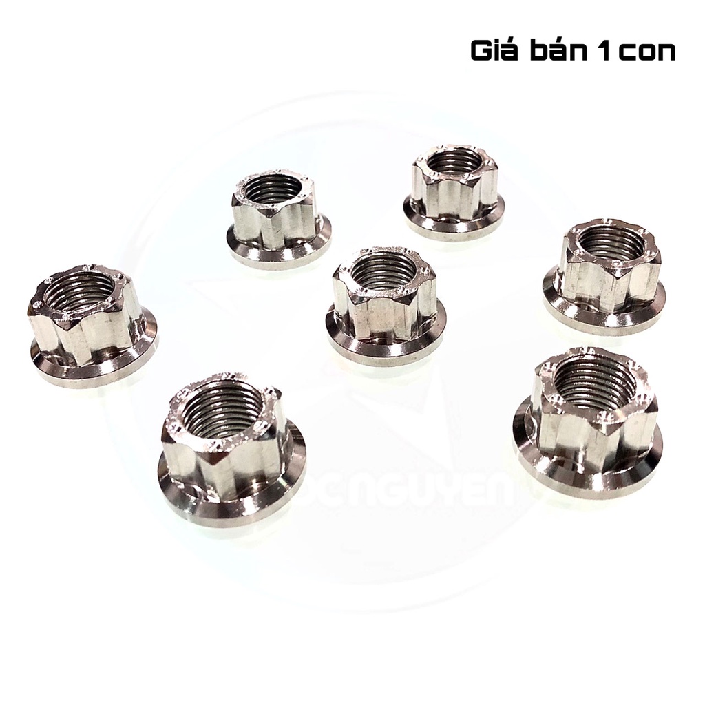 Tán Salaya inox 304 6li, 8li hở đầu chống gỉ sáng bóng