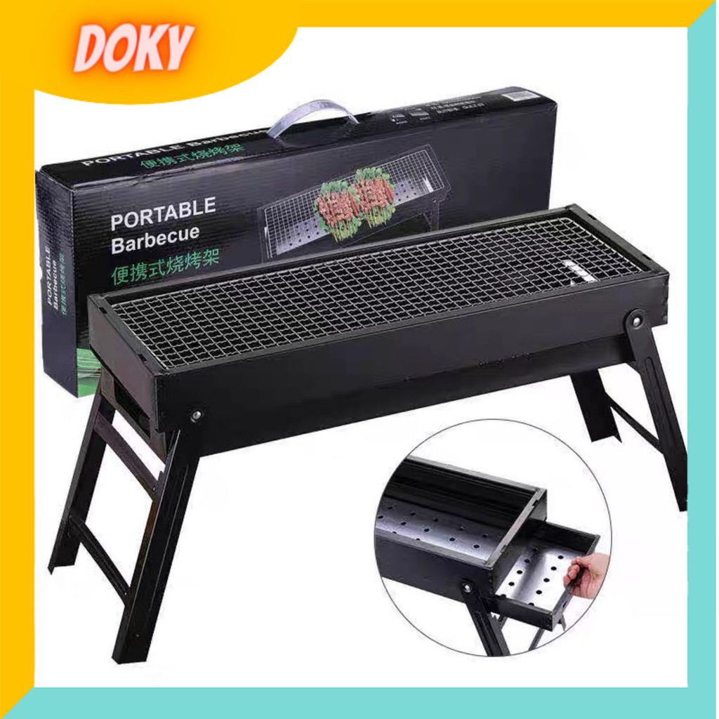 BẾP NƯỚNG THAN HOA 🍖 BẾP NƯỚNG THAN DÀI INOX - BNTD