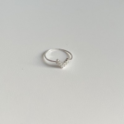 Nhẫn bạc nữ TLEE đá kết xinh xắn TLEE JEWELRY A0344