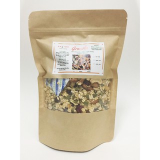 Granola ăn sáng nhiều hạt (Ngũ cốc ăn kiêng nguyên hạt)
