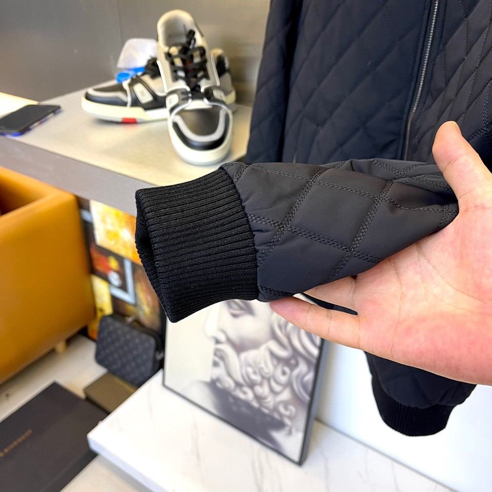 Áo khoác bomber nam thời trang cao cấp Burberry BBR cá tính và trẻ trung