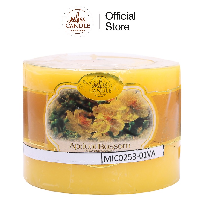 Nến thơm trụ tròn D7H5 Miss Candle MIC0253 (Chọn màu)