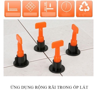 Ke cân bằng gạch lát nền (50 cái) tặng 1 gói ke dấu cộng 9100 cái)1.5m, nền nhà phẳng tuyệt đối tặng túi