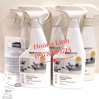 [Đủ bill]Bình xịt tẩy rửa đa năng Ecostore Antibacterial Úc chai 500ml