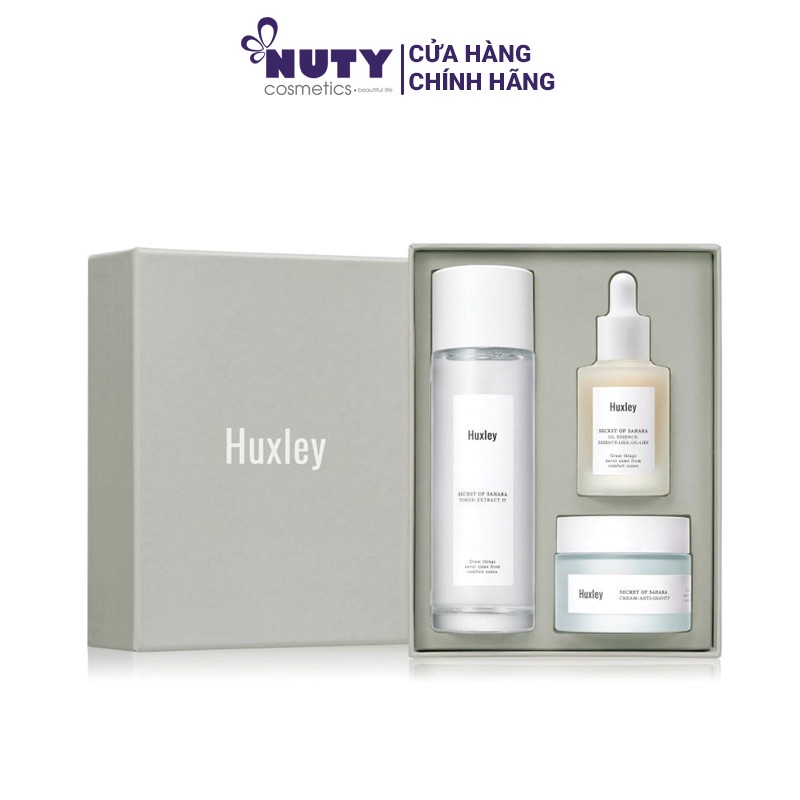 Set 3 Sản Phẩm Dưỡng Da Huxley Antioxidant Trio