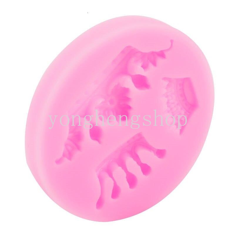 Khuôn Silicone Làm Bánh Tạo Hình Vương Miện 3D Độc Đáo Tiện Dụng