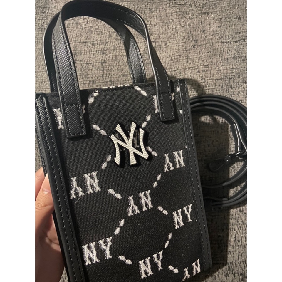 túi xách tay mini + đeo chéo nữ mlb size 12,5* 18*4 cm