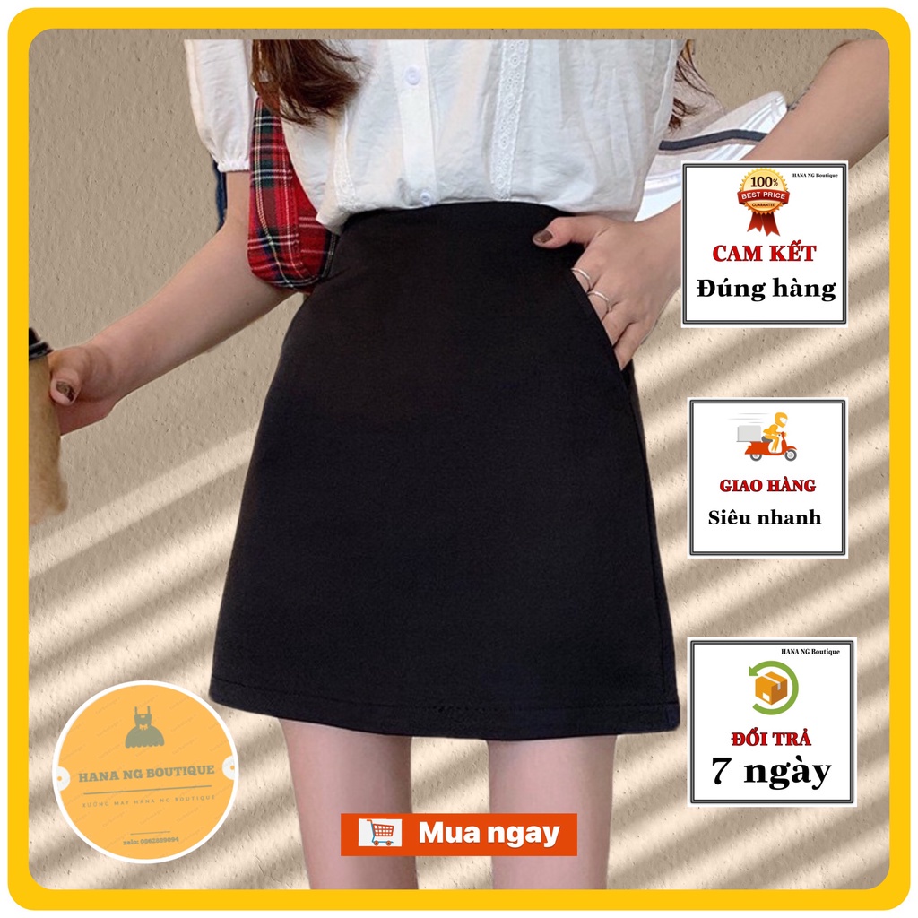 Chân váy chữ a có túi , chân váy chữ a công sở xuất Hàn, Xưởng may Ngọc Anh
