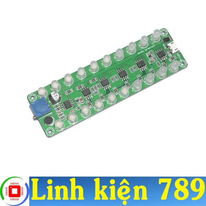 Mạch LED nháy theo nhạc V2 20 LED - Linh Kiện 789