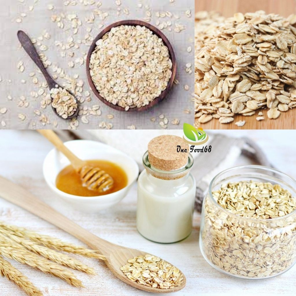 YẾN MẠCH Ăn Kiêng Cán Dẹt, cán mỏng  Nguyên Chất - Yến Mạch Giảm Cân - Ăn Dặm Cho Bé- Alokids TB