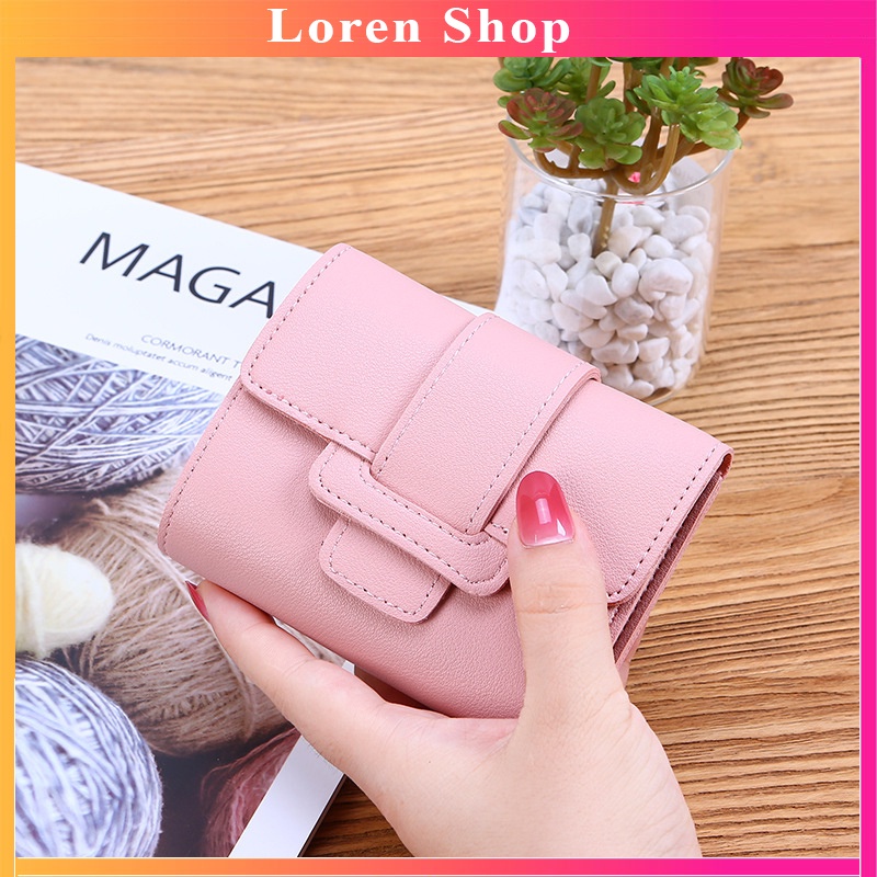 [ FREE SHIP ] LOREN VÍ / BÓP CẦM TAY ĐỰNG  THẺ MINI SIÊU GỌN GÀNG VN16