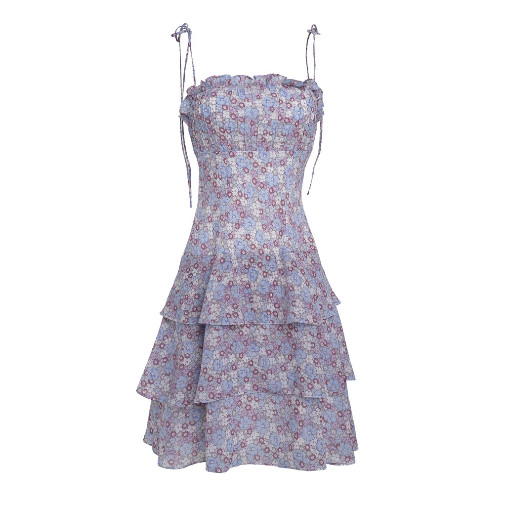 ĐầmJM Dress Desgin hoa nhún ngực 1S30.2207P