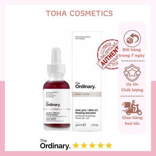 Serum tẩy tế bào chết, cải thiện mụn The Ordinary AHA 30% BHA 2% Peeling Solution chai 30ml - TOHA Cosmetics