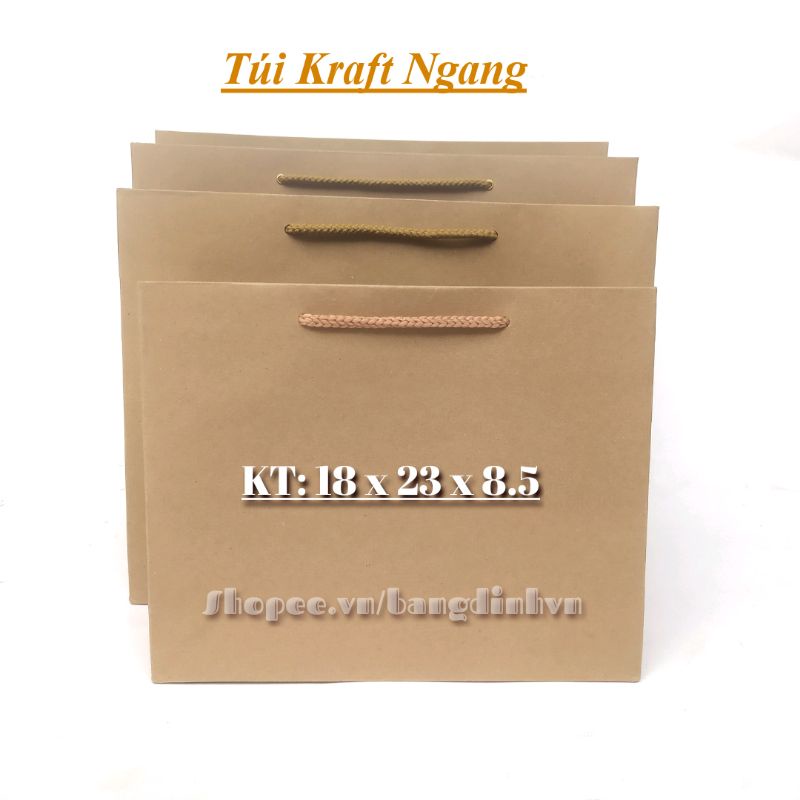 Túi Giấy Kraft - Túi Xi Măng - Combo 100c - [ Freeship ]