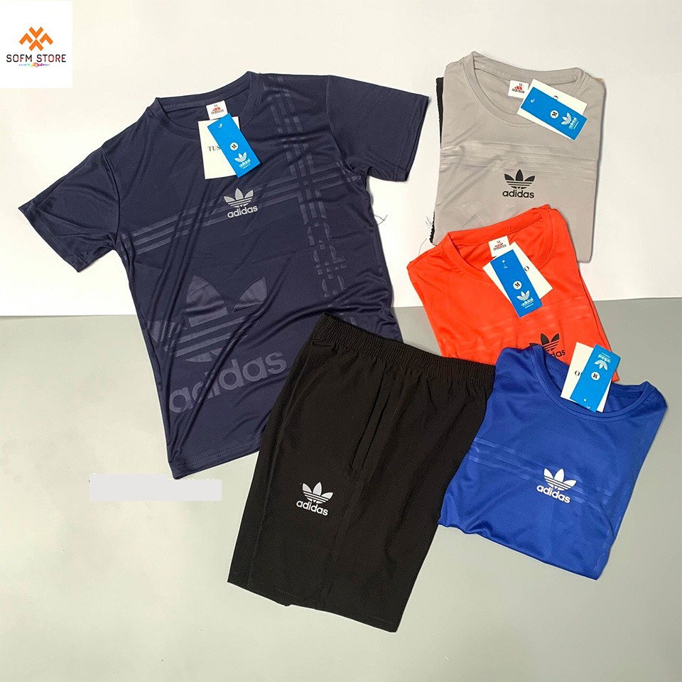 [FREESHIP] Bộ thể thao nam thun lạnh cổ bẻ, cổ tròn dập vân mã mới cho mùa hè 2021 | BigBuy360 - bigbuy360.vn