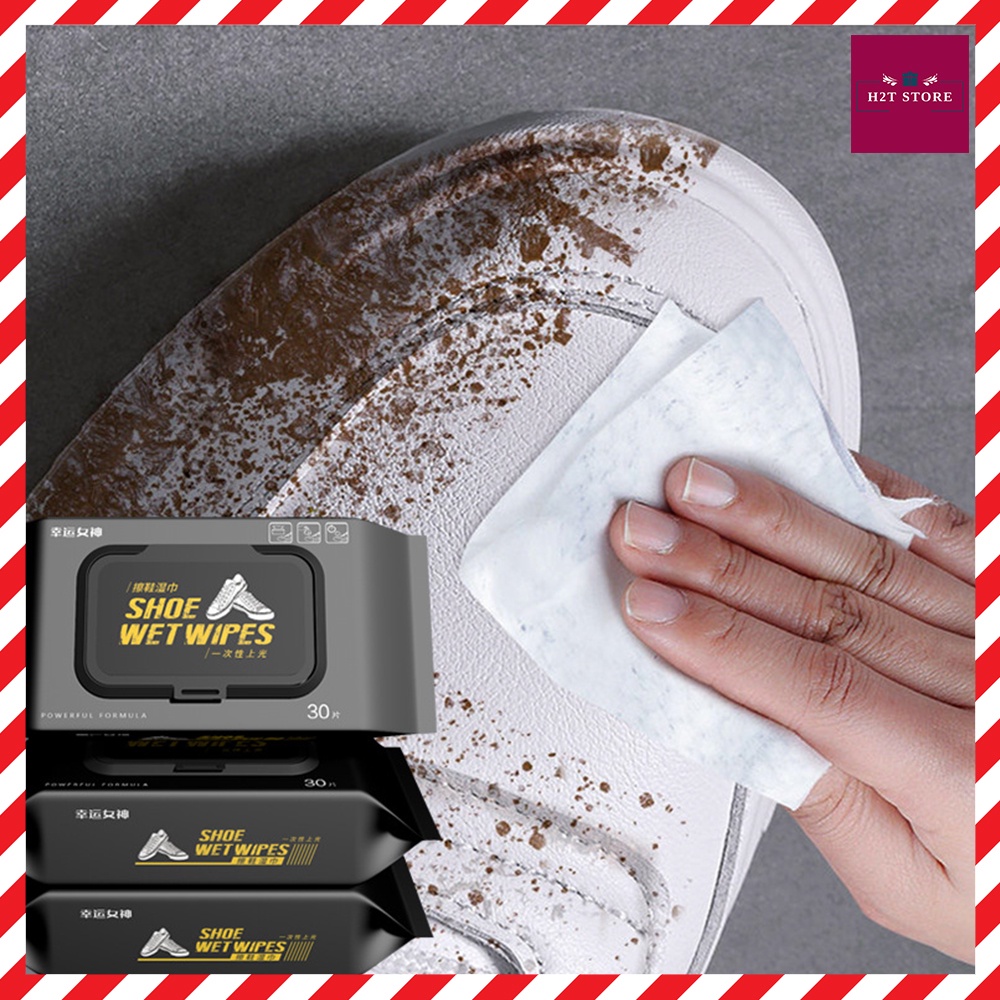 Giấy lau giày siêu sạch , khăn lau giày Sneaker đóng gói tiện dụng không hóa chất làm hại vải