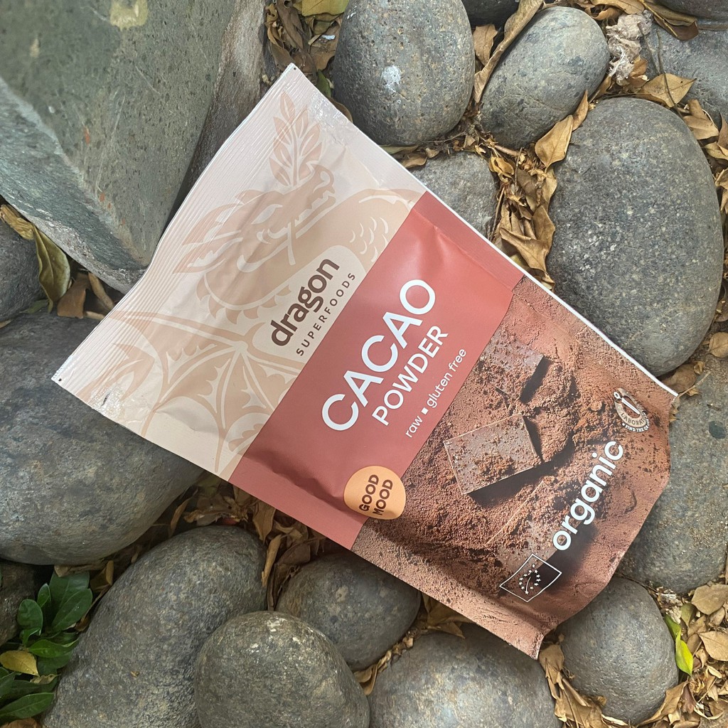 Bột cacao nguyên chất 200gr Dragon Superfoods