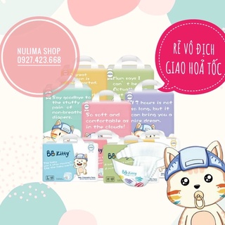 (COMBO 2 BỊCH GIÁ SIÊU TỐT) Bỉm BB Kitty mẫu mới đủ size dán NB32/S56/M48/L42, quần M48/L46/XL44/XXL40