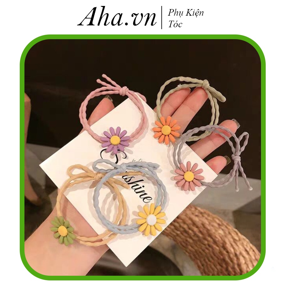 Dây Buộc Tóc Bông Cúc Ulzzang Siêu Hot