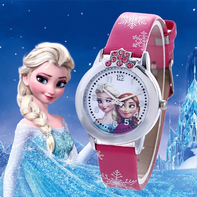 đồng hồ elsa bé gái disney