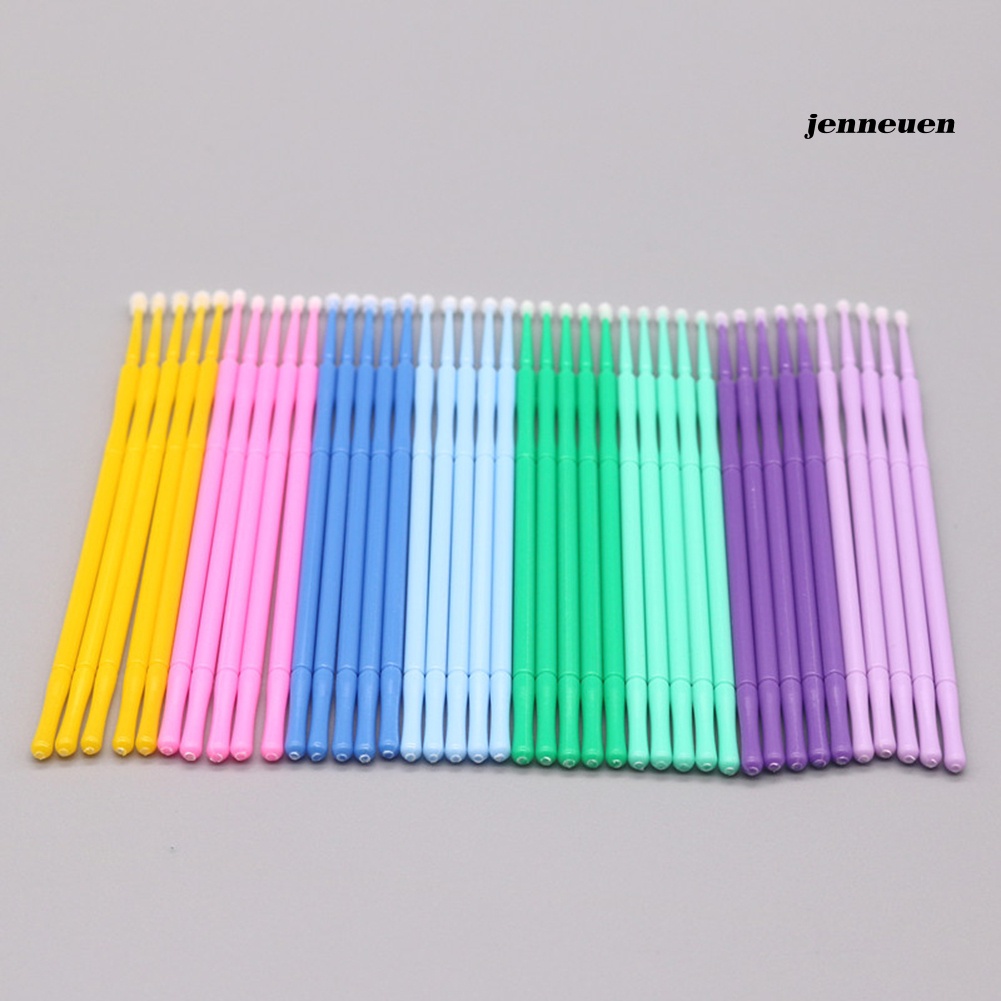 Set 100 Tăm Bông Làm Sạch Lông Mi/Lông Mày/Môi Dùng Một Lần Tiện Dụng