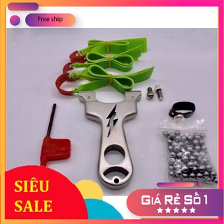 Ná cao su tia sét tặng kèm dây 1 ly+50 bi