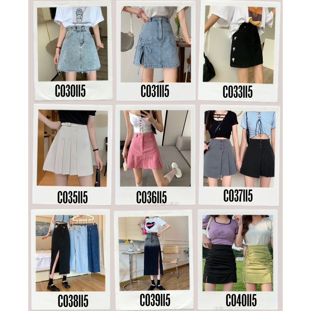 Chân Váy Jeans Chữ A Bigsize