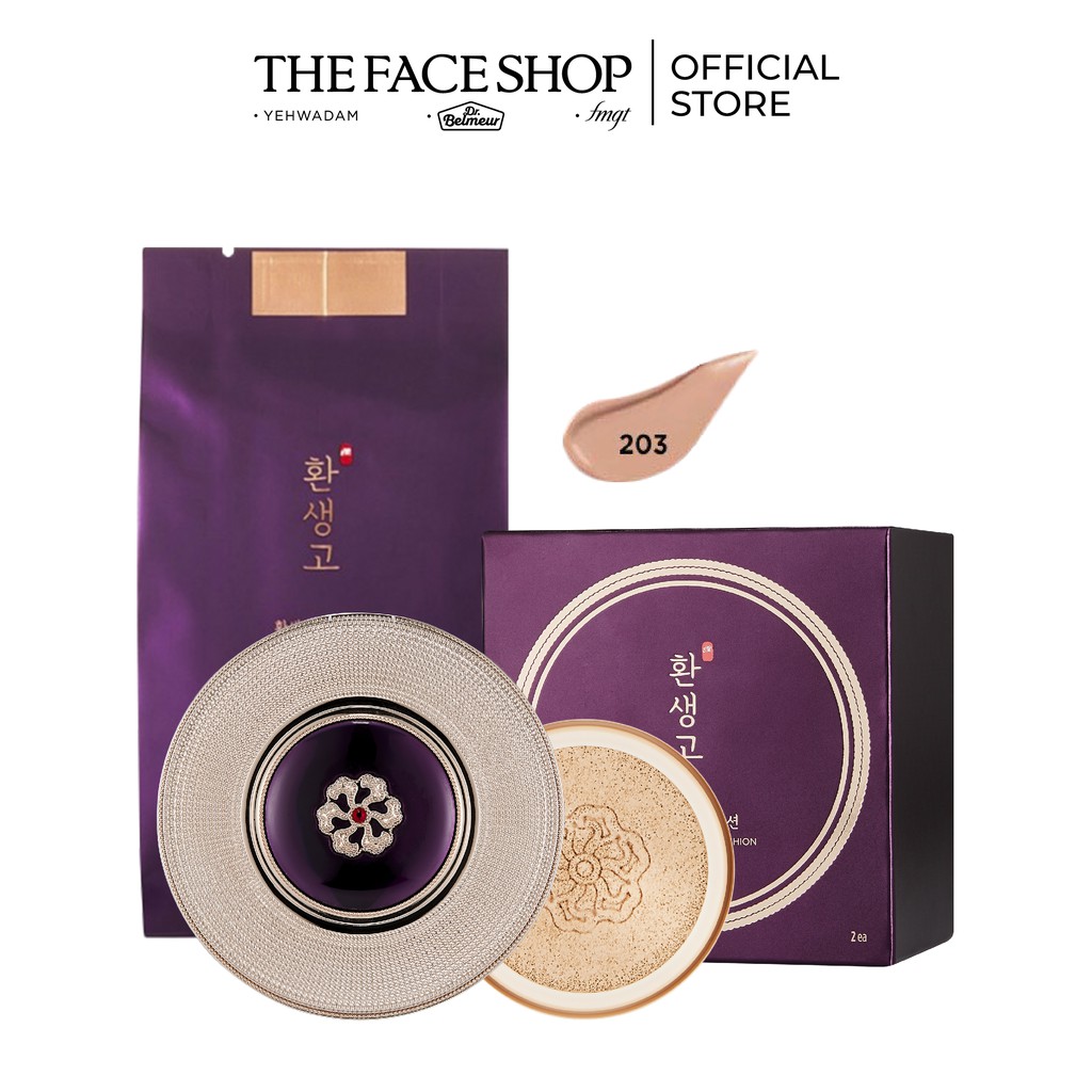 [Mã COSTFS60K -10% đơn 400K] Phấn Nước Trang Điểm TheFaceShop Yehwadam Hwansaenggo Bb Cushion (20g+20g)