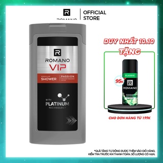 Sữa tắm cao cấp Romano Vip 180g Passion