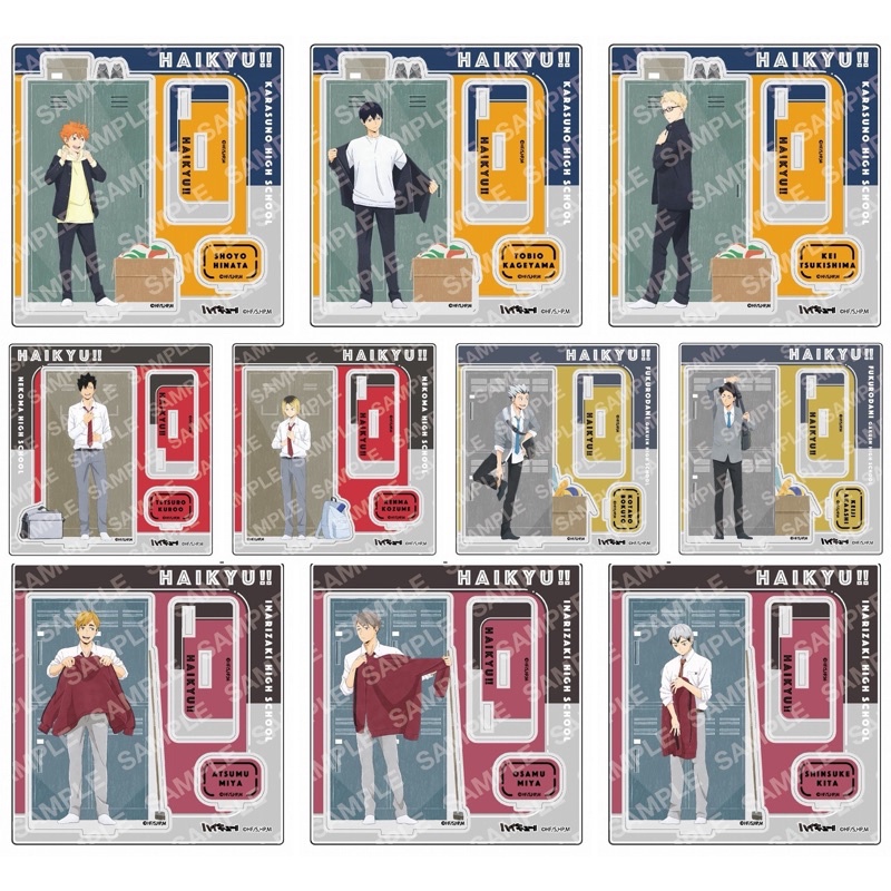 Mô hình standee acrylic Haikyuu hàng chính hãng