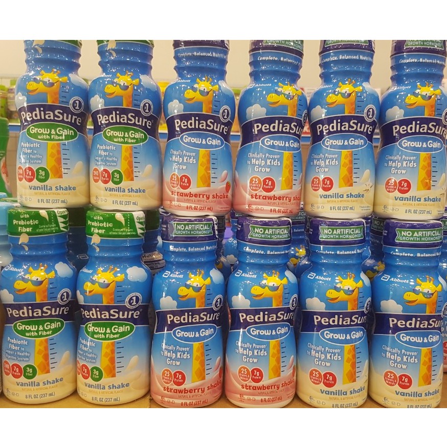 DATE 2021 THÙNG 24 CHAI SỮA PEDIASURE NƯỚC 237ML