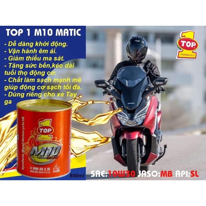 Nhớt Hộp Số Xe Ga - TOP1 Action Matic Gear Oil