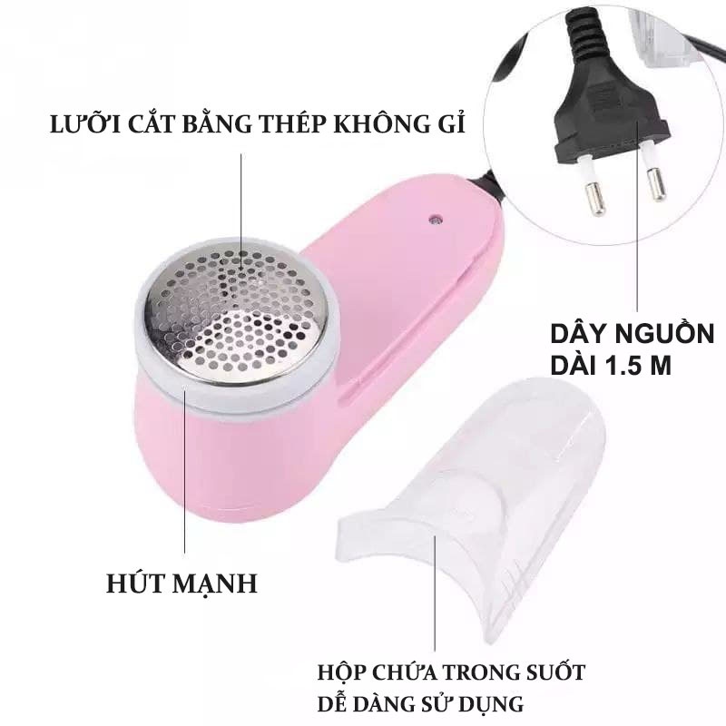 Máy Cắt Lông Xù Quần Áo Mini SOKANY SK877  Cắt Siêu Bén Lưỡi Siêu Bền Tiện Lợi - Hàng Loại 1