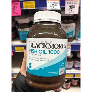 Dầu cá có mùi Blackmores Fish Oil 1000mg 400 viên