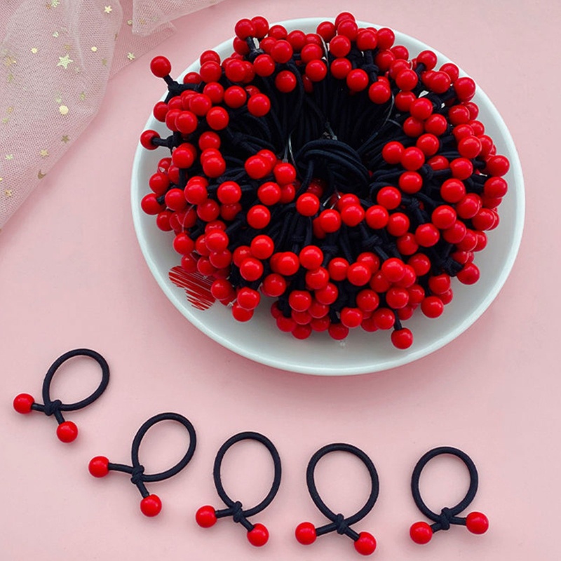 Dây Buộc Tóc Đuôi Ngựa Bằng Cao Su Co Giãn