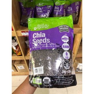 Hạt Chia ÚC CHÍNH HÃNG Absolute Organic (1kg)