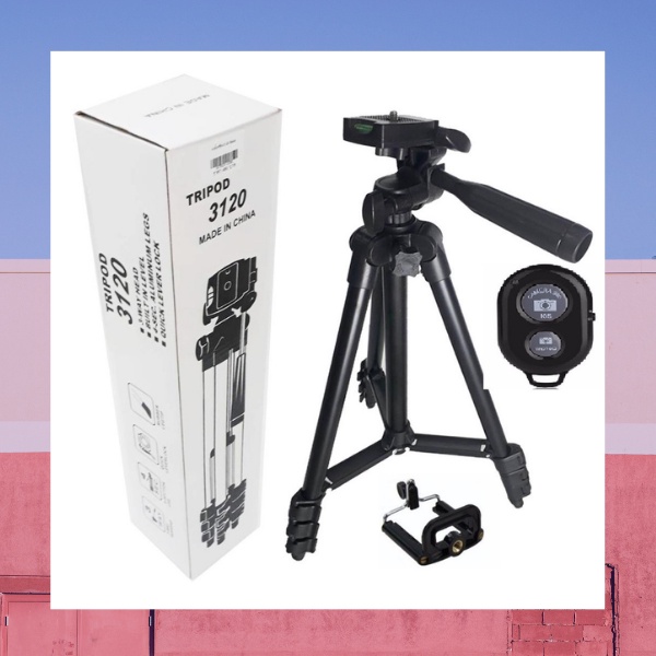 Gậy 3 Chân Livestream, Quay Video, Chụp Hình Từ Xa Tặng Kèm Remote Điều Khiển Từ Xa