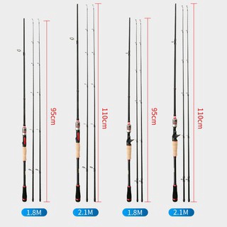 Cần câu lure shadow for the win 2 đọt M và ML