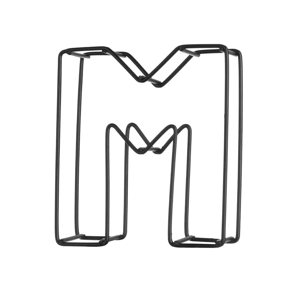 1 Chữ Cái Tiếng Anh Màu Đen Bằng Sắt Dùng Để Trang Trí Nhà Cửa