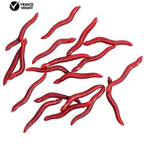 Set 100 Mồi Câu Cá Giả Hình Giun Đất  vip 679jasdja