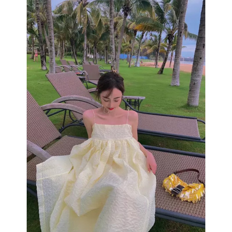 Đầm hai dây kiểu công chúa thời trang dành cho nữ | BigBuy360 - bigbuy360.vn