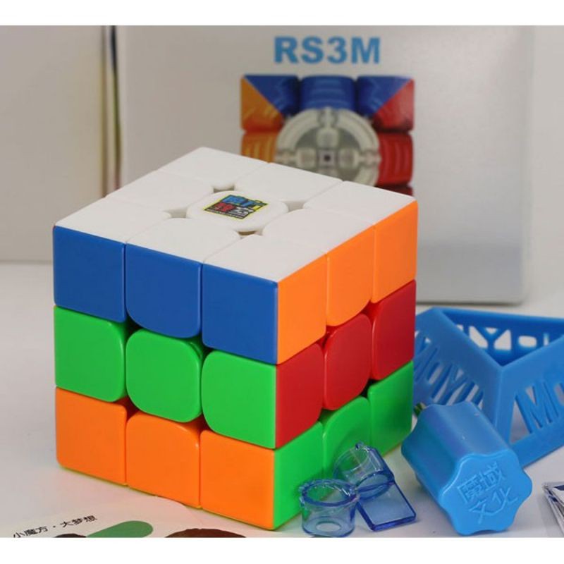 [Mã LIFETOYS1 giảm 30K đơn 99K] Rubik 3x3 RS3M 2020 MF3RS3 M Rubic Nam Châm 3 Tầng Stickerless MF3RS V3 M (Hãng Mod)