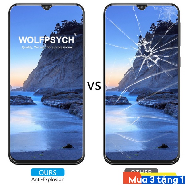 Kính cường lực bảo vệ màn hình toàn diện cho OPPO RENO 6.6 10X REALME 5 6 2 3 2F F11 F15 R15 R17 Q X C2 C3 C3i K3 A5S A3S A7 A1K ACE X2 XT NEX Z 2Z Pro A31 A9 A5 2020